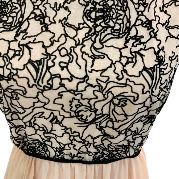 Teen Vogue for Macy's Style Lab Cocktail Dress- Sz MED side cut out Color blush - Picture 7 of 11